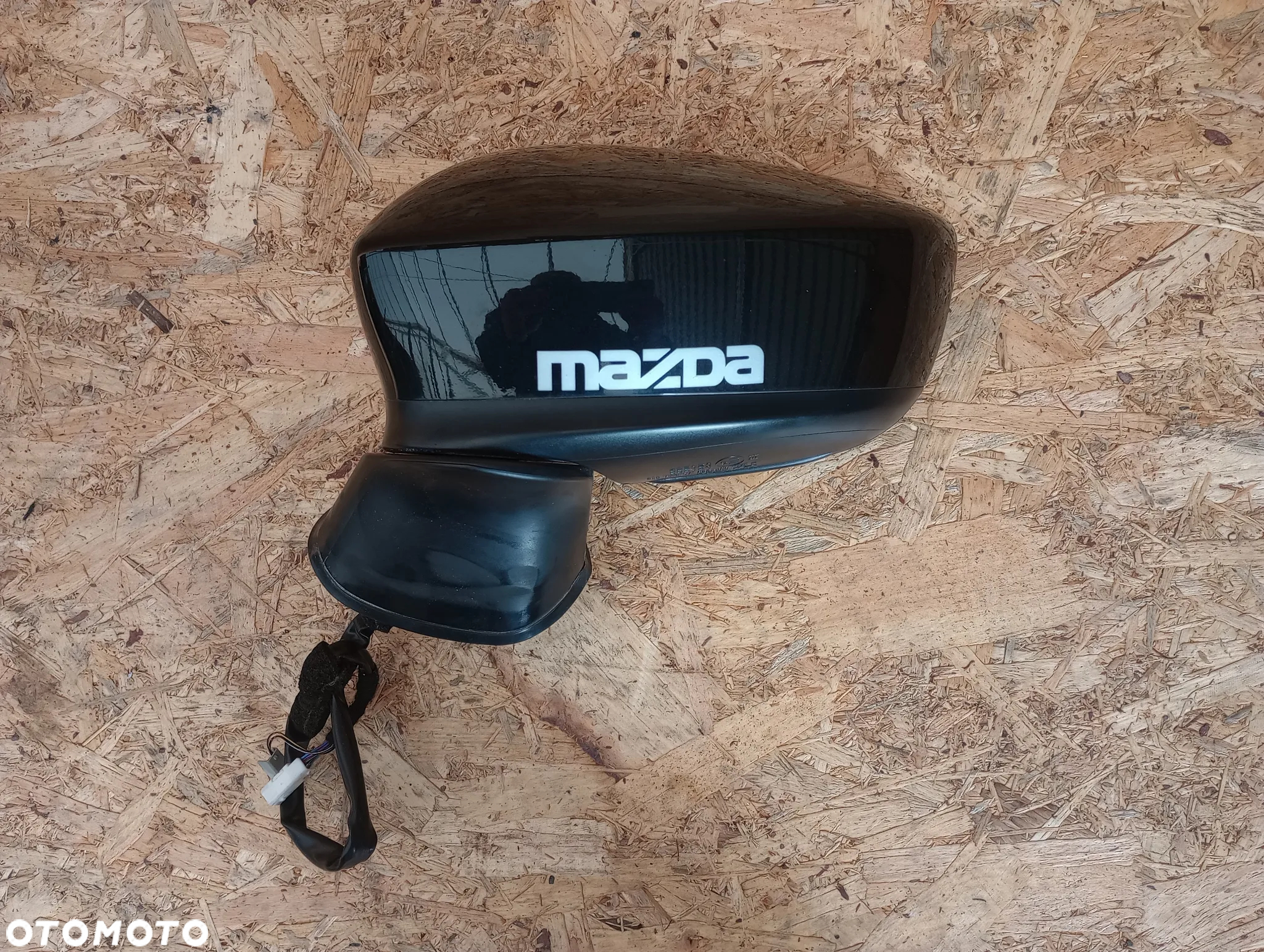 Mazda 3 III Lusterko Zewnętrzne Lewy Przód L.P. 2Kostki 10PIN Kol. 41W - 3
