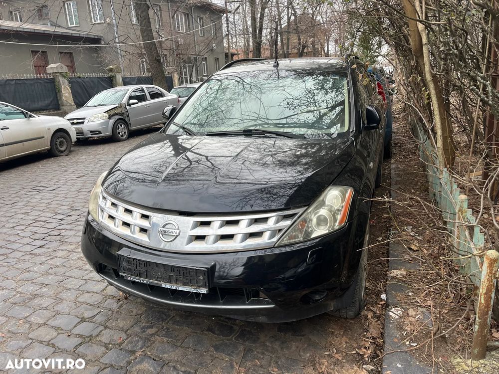 Dezmembrez Nissan Murano negru 2005 3,500 benzina cutie automata - 3