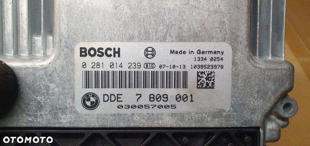 Komputer sterownik silnika BMW I E87 2.0D 7809001 0281014239 - 4