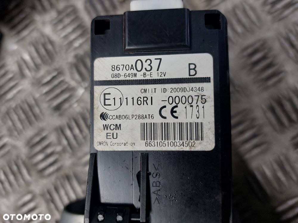 ZESTAW STARTOWY OUTLANDER II 2.0 16V 1860B526 E6T78176 8637A643 - 6