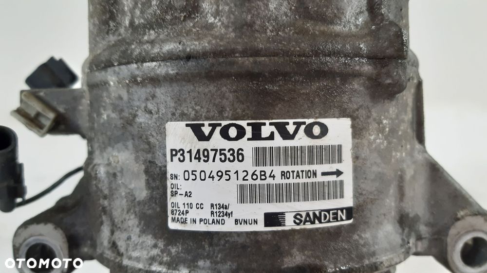 VOLVO XC60 I 2.4 D5 LIFT SPRĘŻARKA KLIMATYZACJI 31497536 - 6