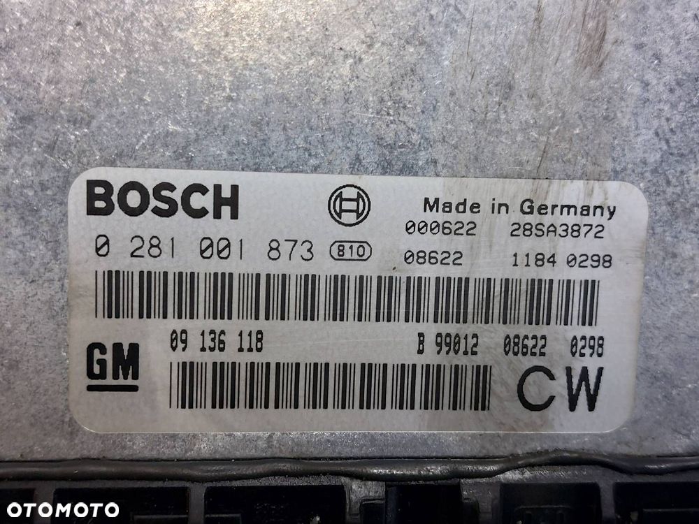 ZESTAW STARTOWY OPEL VECTRA B LIFT 09136118 - 2