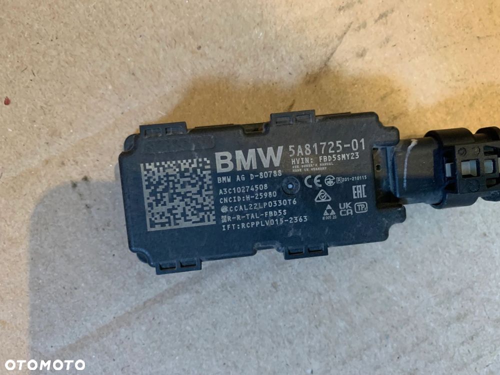 WIĄZKA INSTALACJA ZDERZAKA PRZÓD PDC BMW 7 G70 5A75703 5A81725 - 3