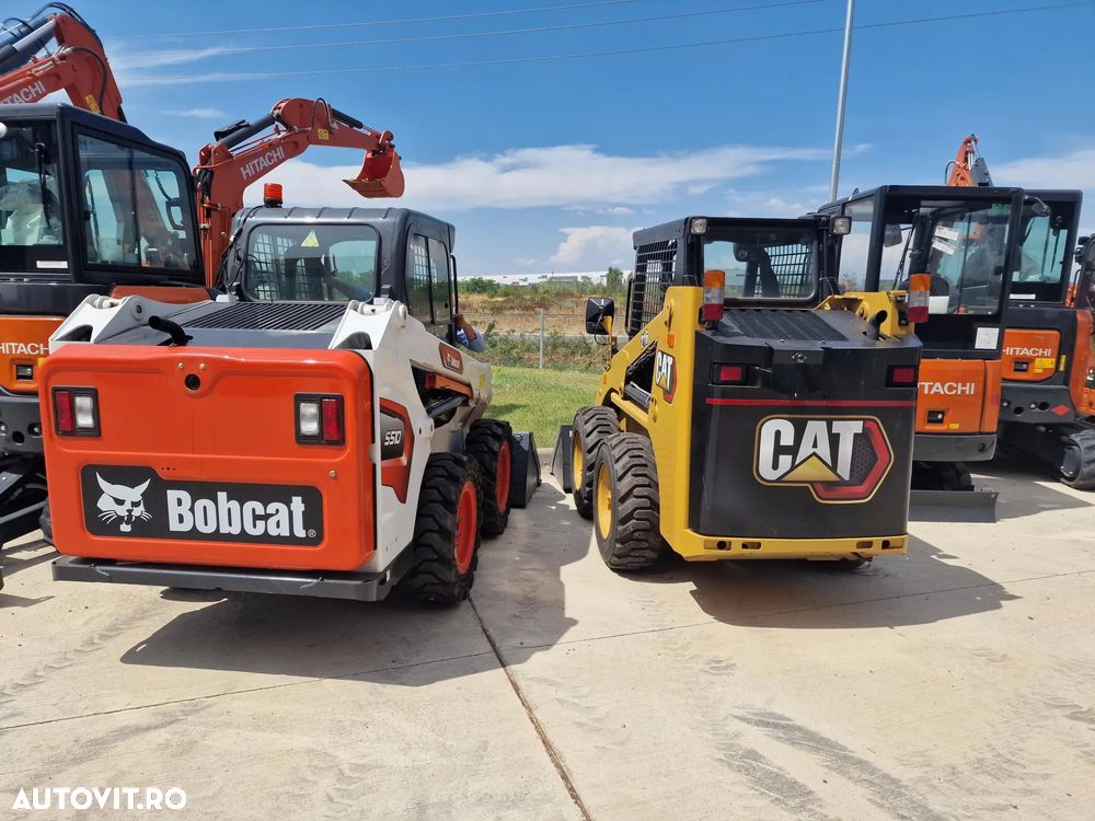 Bobcat S510, ANVELOPE PLINE, USA CABINA, AER CONDITIONAT, ridica 810kg, motor 55CP Kubota, Masa operatinalal 2,8t, L 3,4m x latime 1,75m x inaltime 1,95m, cupa 1mc, posibilitate leasing 41.900 EUR+Tva - 27