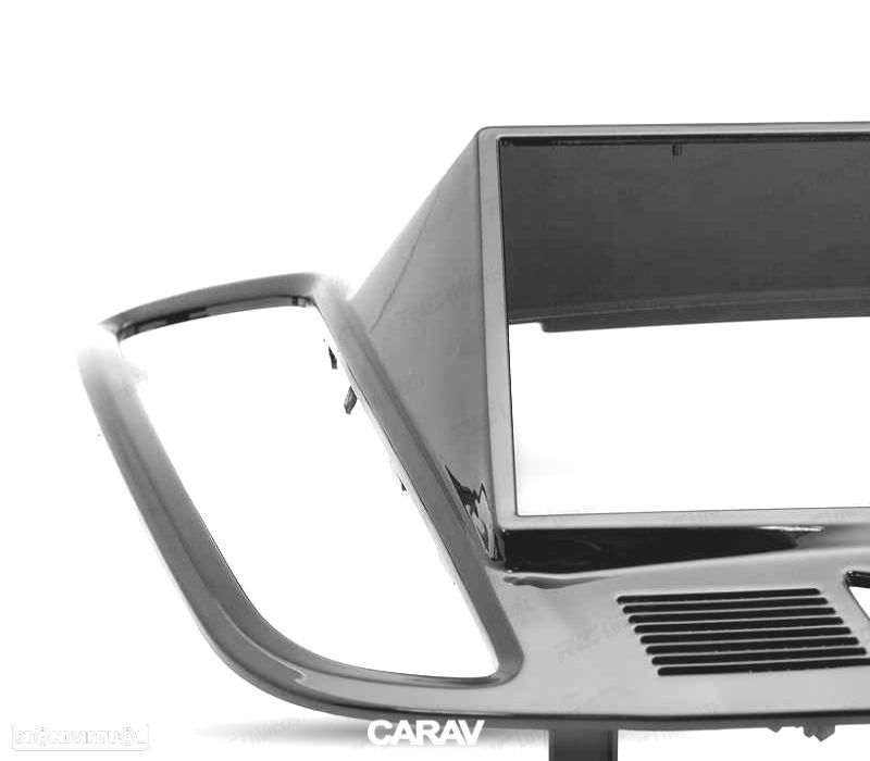 MOLDURA ADAPTADOR PRETO BRILHANTE PARA RADIO 2-DIN PARA FORD C-MAX KUGA ESCAPE CON PANTALLA DE 4.2 - 2