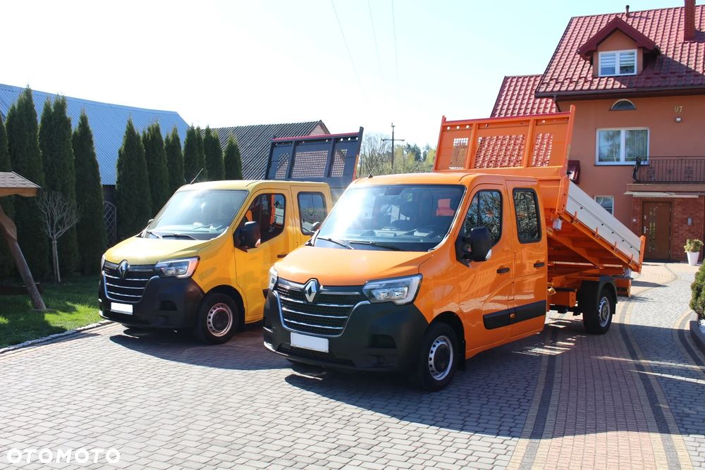 Renault MASTER / MOVANO / BRYGADÓWKA / DOKA / WYWROTKA / 6 OSÓB / POLSKI SALON / NISKI PRZEBIEG / - 1