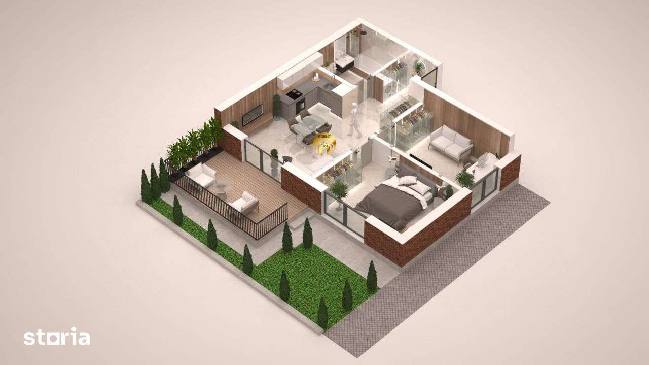 Apartament 3 camere + gradina - Complex Nou - Predare in Martie 2027 — fotografia 1