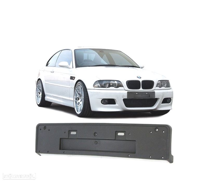 SUPORTE MATRICULA PÁRA-CHOQUES E46 LOOK M3 98-05 - 1