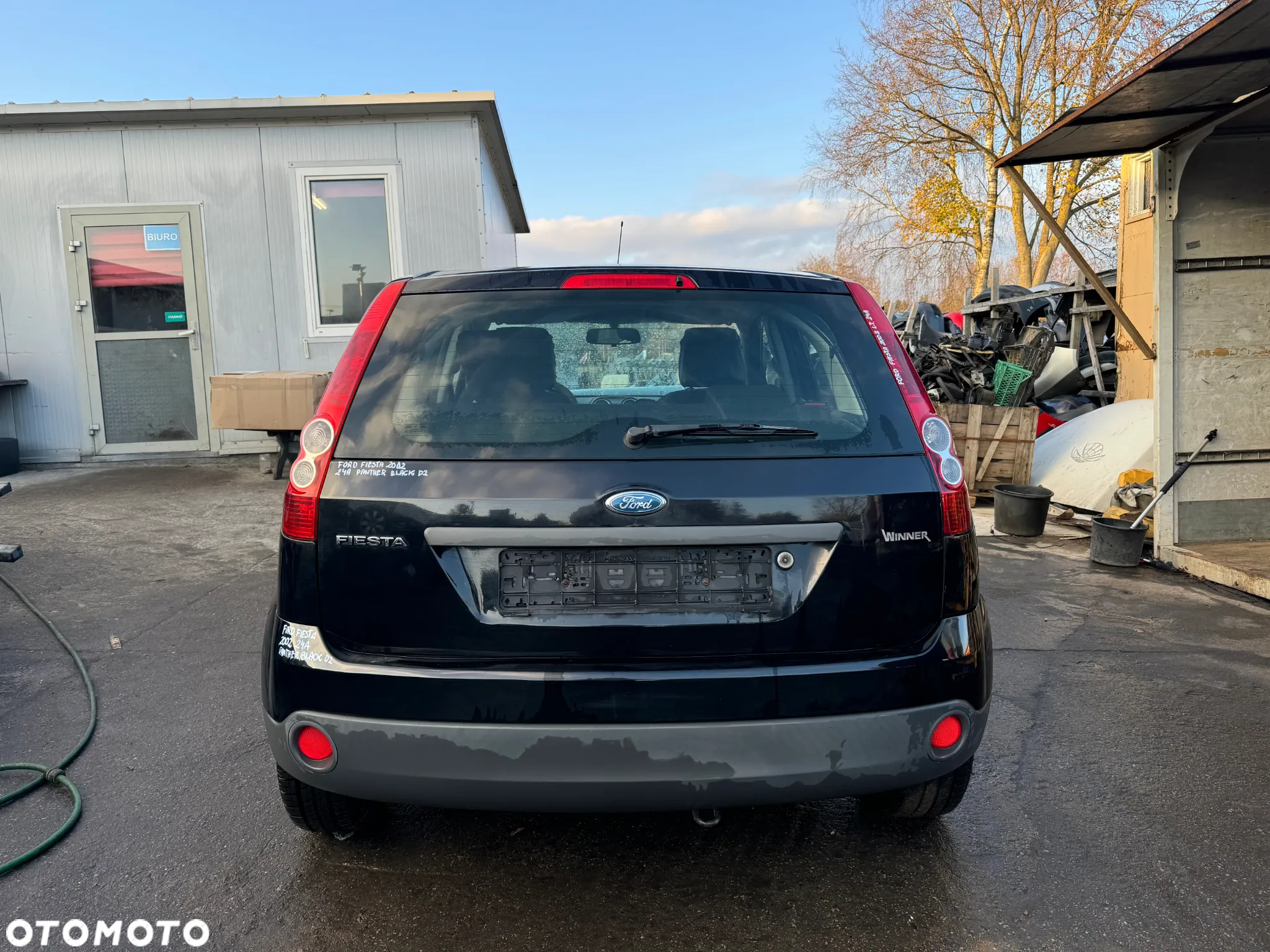 FORD FIESTA MK5 2002 PANTHER BLACK D2 1.4 80KM NA CZĘŚCI - 2