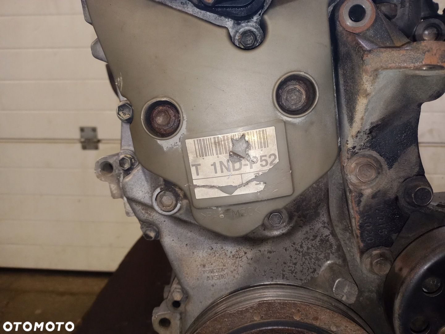 KOMPLETNY SILNIK NAPĘDOWY 1ND-P52 TOYOTA YARIS I 1.4D4D 75KM - 6