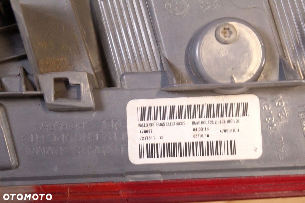 LAMPA TYLNA ZEWNĘTRZNA LEWA BMW X3 F25 EUR - 3