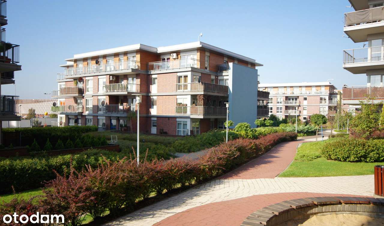 DUŻE 2 POKOJE - Słoneczne (Zachodnie), Duży Balkon, Garderoba, Pralnia