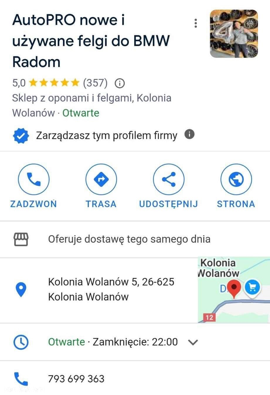 Felgi BMW Styling124 5x120 18” czarny połysk ORYGINALNE - 8