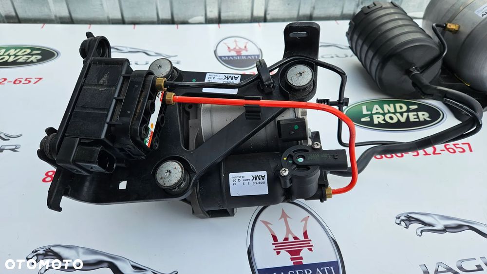 Jaguar XJ 351 LIFT 2015-2019 Kompletny kompresor zawieszenia NIVO Butla Blok zaworowy Sprężarka GW93-5B709-AB - 7