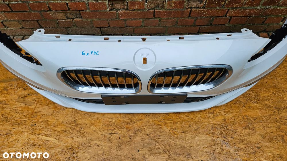 BMW 1 F52 Kompletny zderzak przód pod czujniki parkowania  Zderzak przedni 6x PDC CHROM NOWY 7384645 - 8