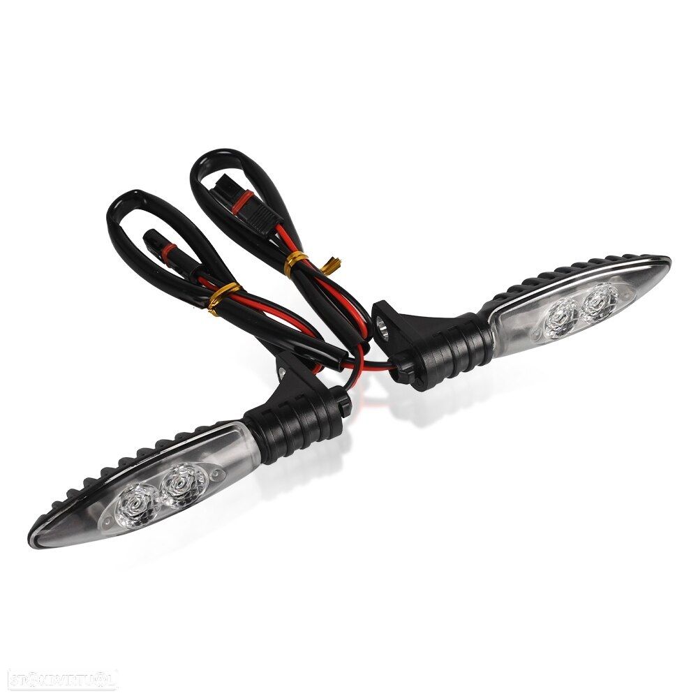 piscas led dianteiros bmw clear - 2