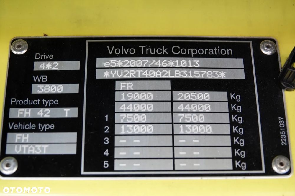 Volvo FH 500 / HYDRAULIKA  / KLIMA POSTOJOWA / ALUSY / I- SAVE / I- SHIFT / EURO 6 - 35