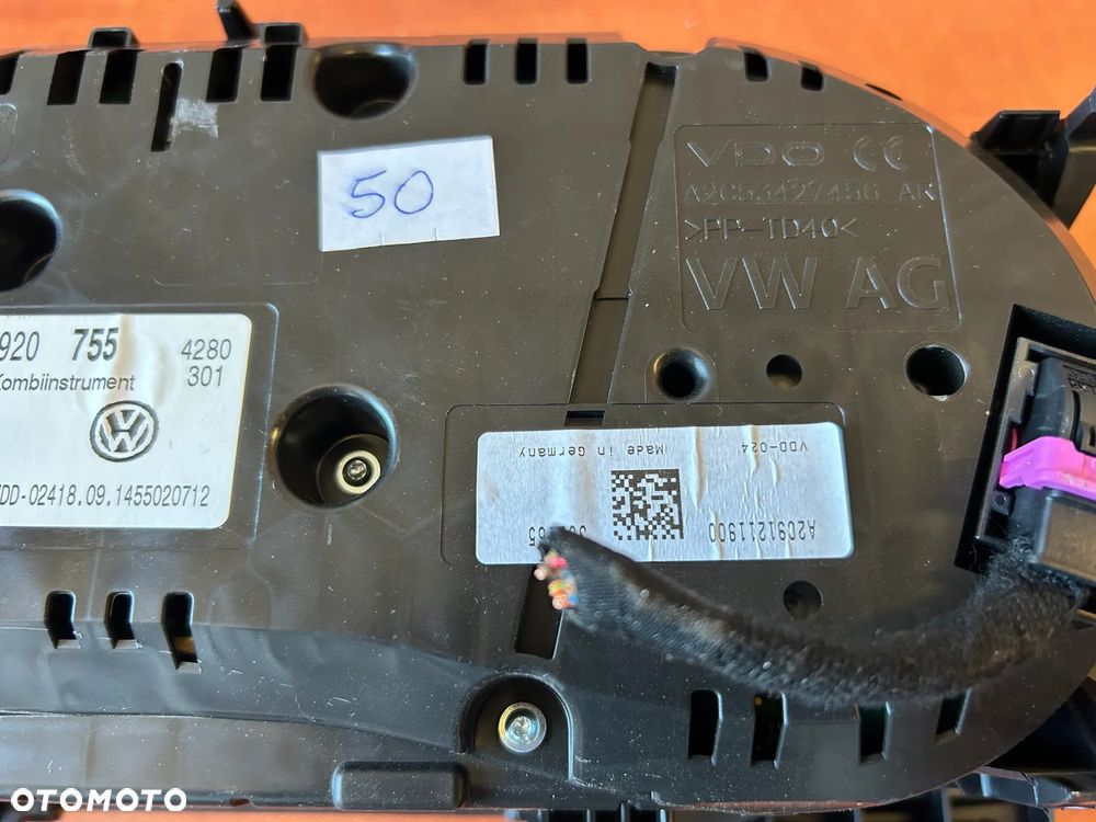 LICZNIK ZEGARY 5GE920755 VW E-GOLF VII - 8