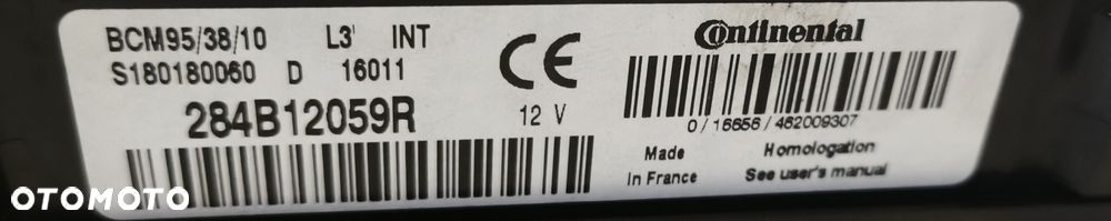 RENAULT SCENIC III 16r SKRZYNKA BEZPIECZNIKÓW 284B12059R - 2