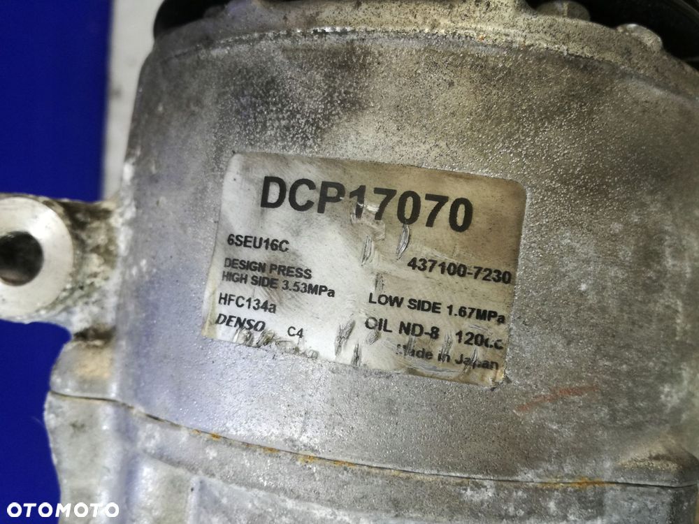 mercedes w169 kompresor sprężarka klimatyzacji dcp 17070 437100-7230 - 4