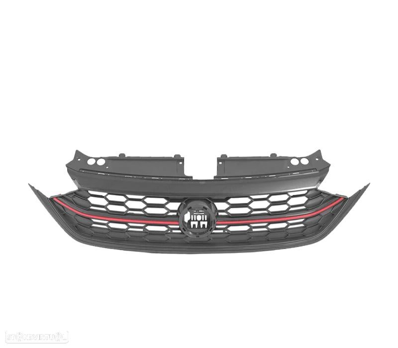 GRELHA VOLKSWAGEN VW JETTA 23- LOOK GLI PRETO VERMELHO - 2