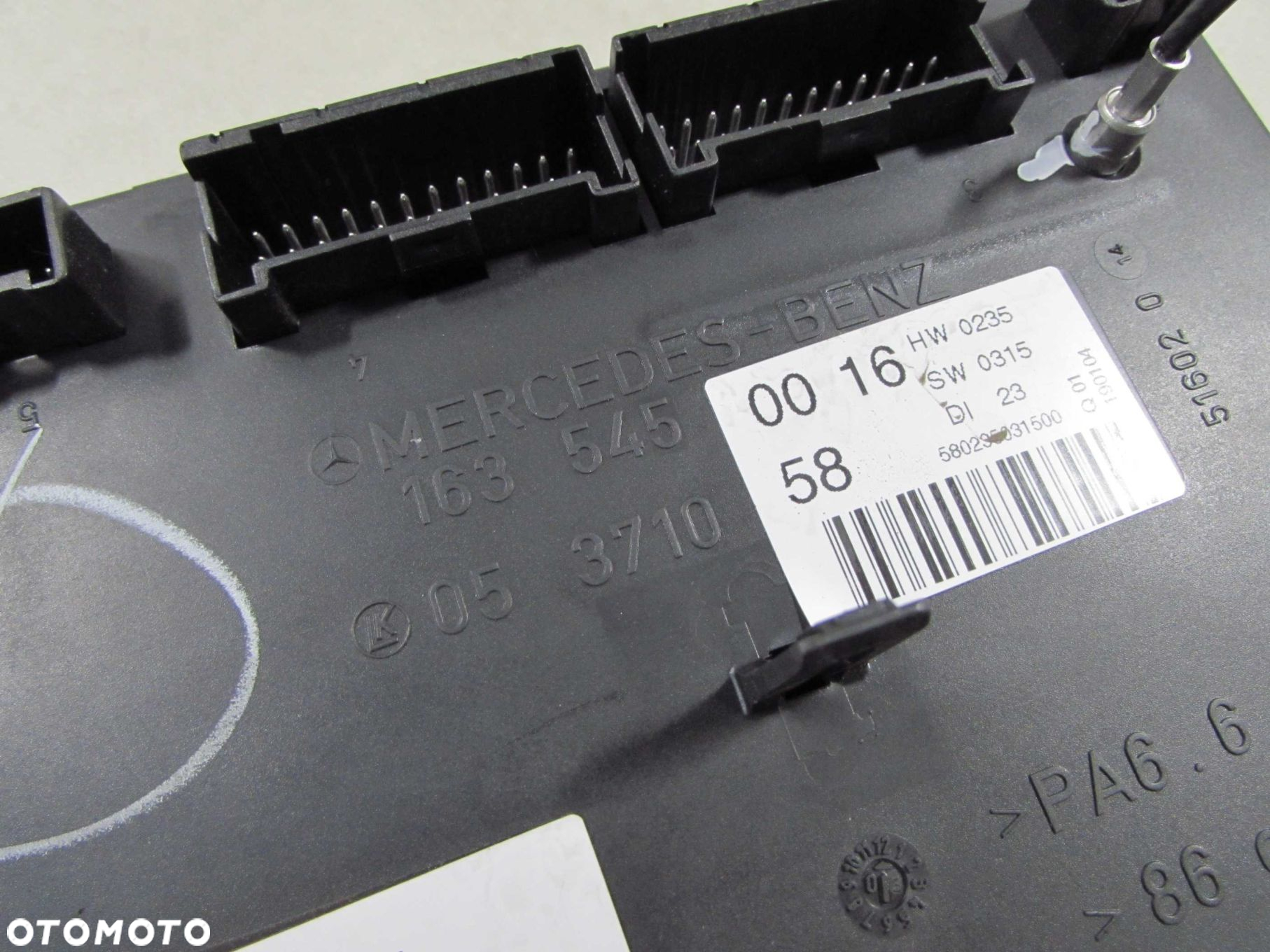 MERCEDES ML W163 LIFT MODUL KOMFORTU SAM 1635450016 - 4