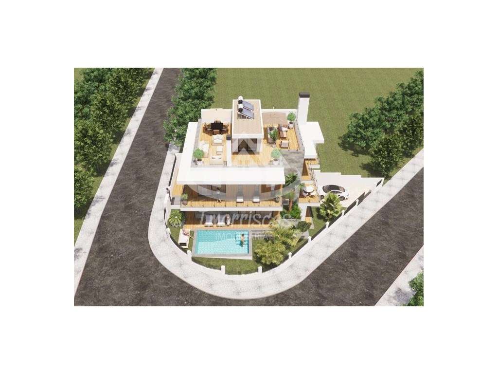 Moradia T4 com piscina e lareira, no Bairro da Primavera, Santa Iri... - Grande imagem: 2/52