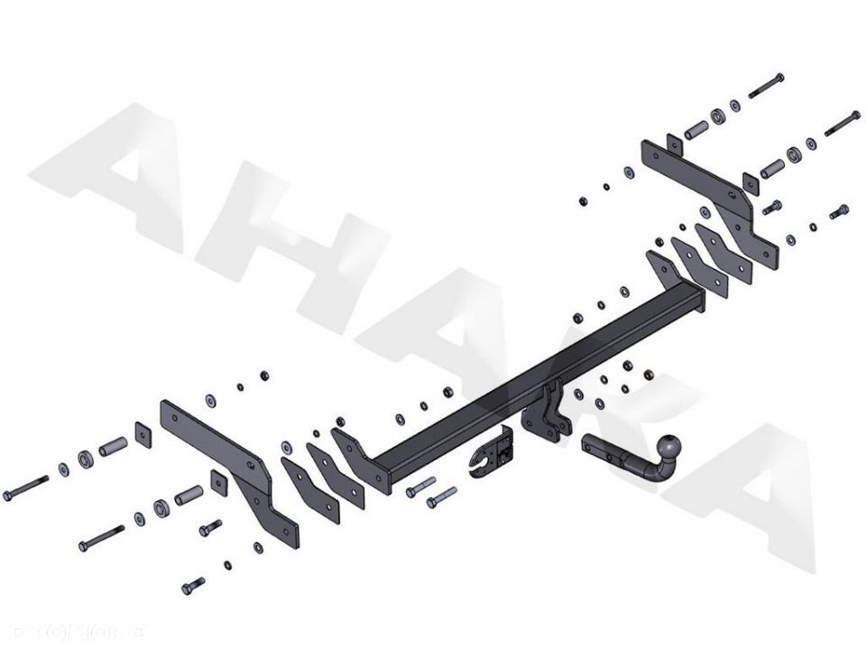 Hak Holowniczy Odkręcany Do Dacia Duster I 2010-2013 - 3