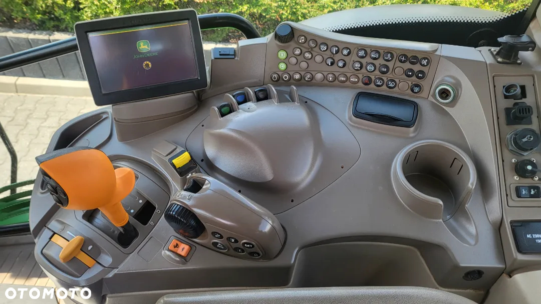 John Deere JD 6195R, AQ 50 km/h, nowe opony, komplet amortyzacji, pneumatyka - 17
