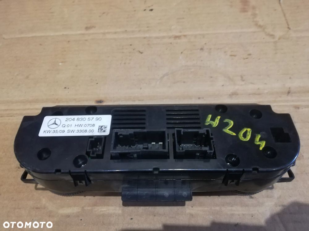 MERCEDES W204 PANEL KLIMATYZACJI NAWIEWU A2048305790 - 2