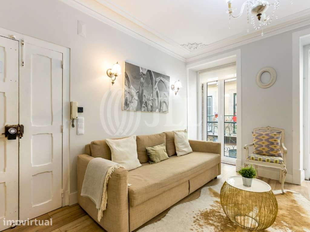 Apartamento T1, com varanda, no Chiado, em Lisboa - Grande imagem: 4/24