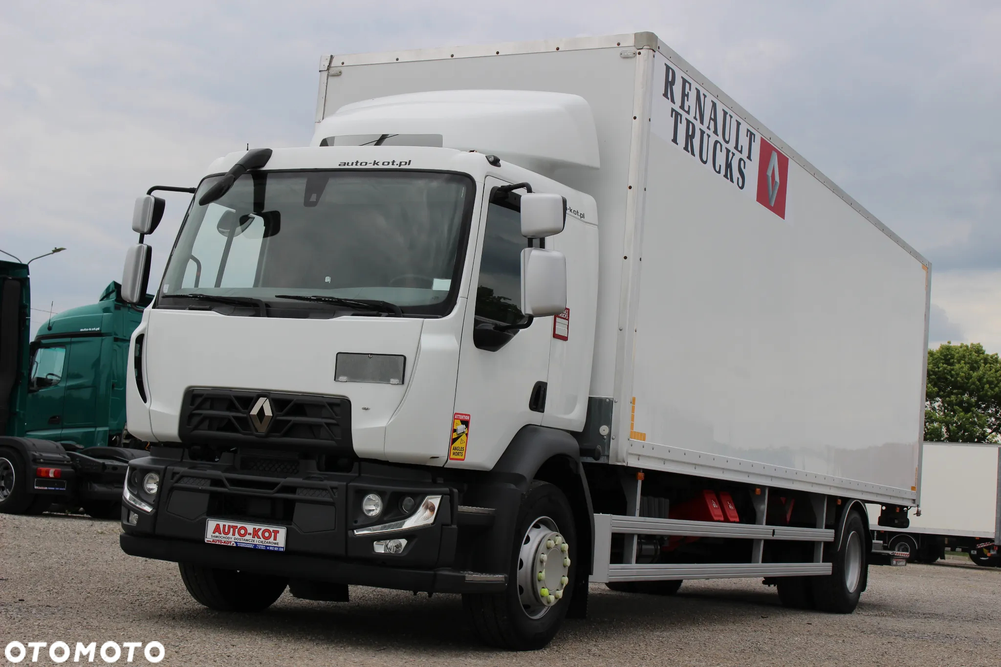 Renault D19 *280KM*/ KONTENER + WINDA /21 PALET / KLIMA / OPONY 80%/SERWIS FR/ SUPER STAN / - 4