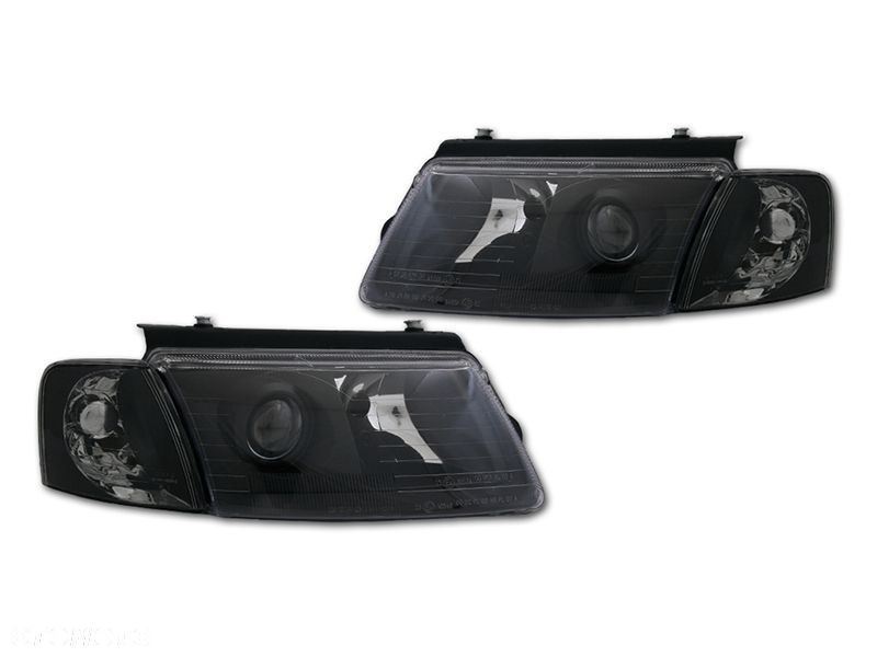 REFLEKTOR LAMPA XENON LOOK BLACK VW PASSAT B5 3B0 - 1
