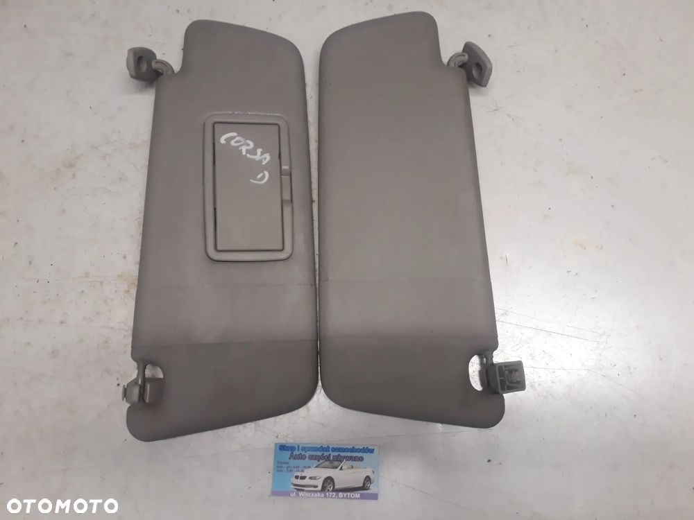 OSŁONY PRZECIWSŁONECZNE OPEL CORSA D  2010r  (KOMPLET) - 1
