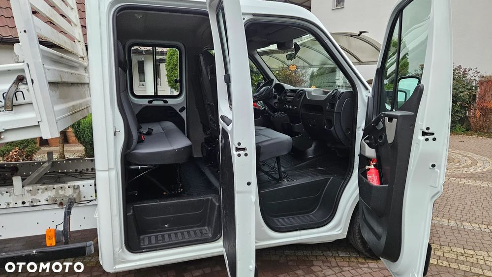 Renault MASTER 2.3 DCI150 KM WYWROTKA KIPER DUBEL KABINA MOVANO DOKA 6 OSÓB SKRZYNIA  KLIMA - 19