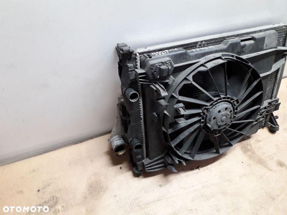 CHŁODNICA WODY KLIMATYZACJI INTERCOOLER WENTYLATOR RENAULT SCENIC II 04R - 5