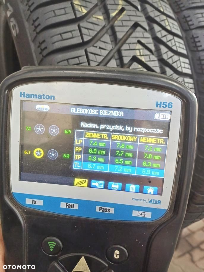 195/55r16 pirelli opony zimowe 7mm 7084 - 9