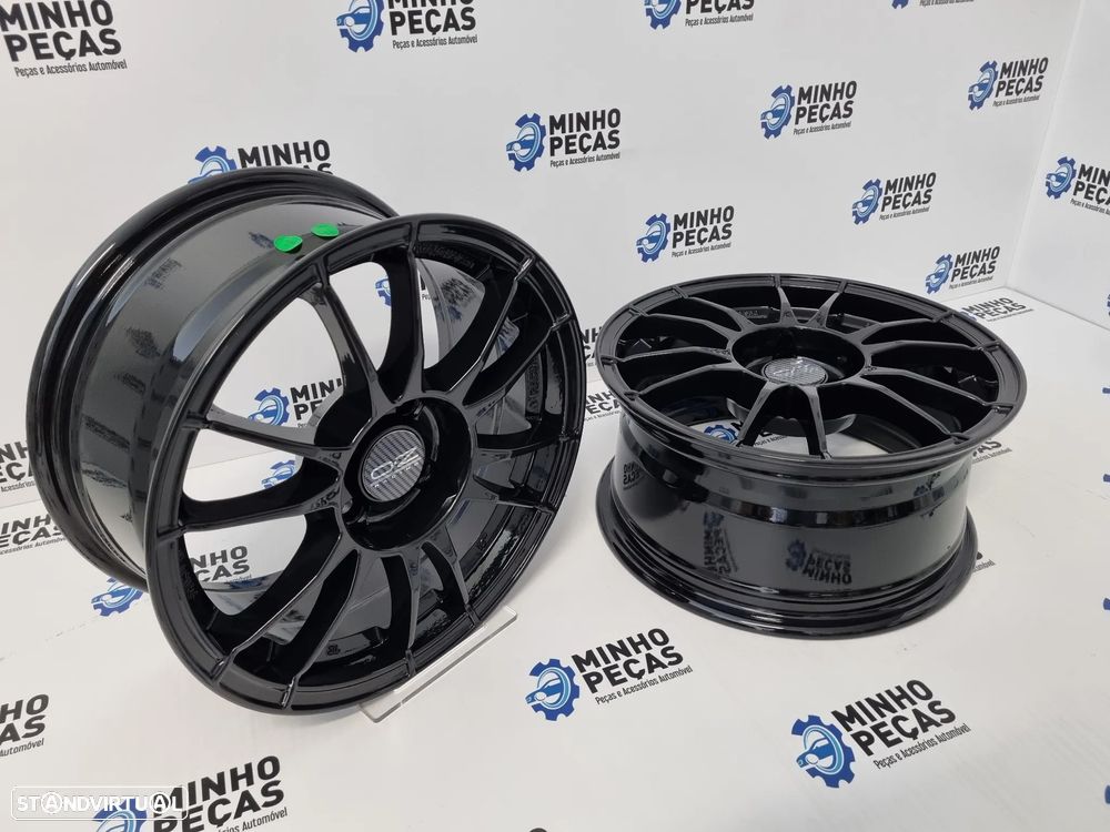 Jantes Look OZ Ultraleggera em 15 (4x100) Preto Brilho - 6