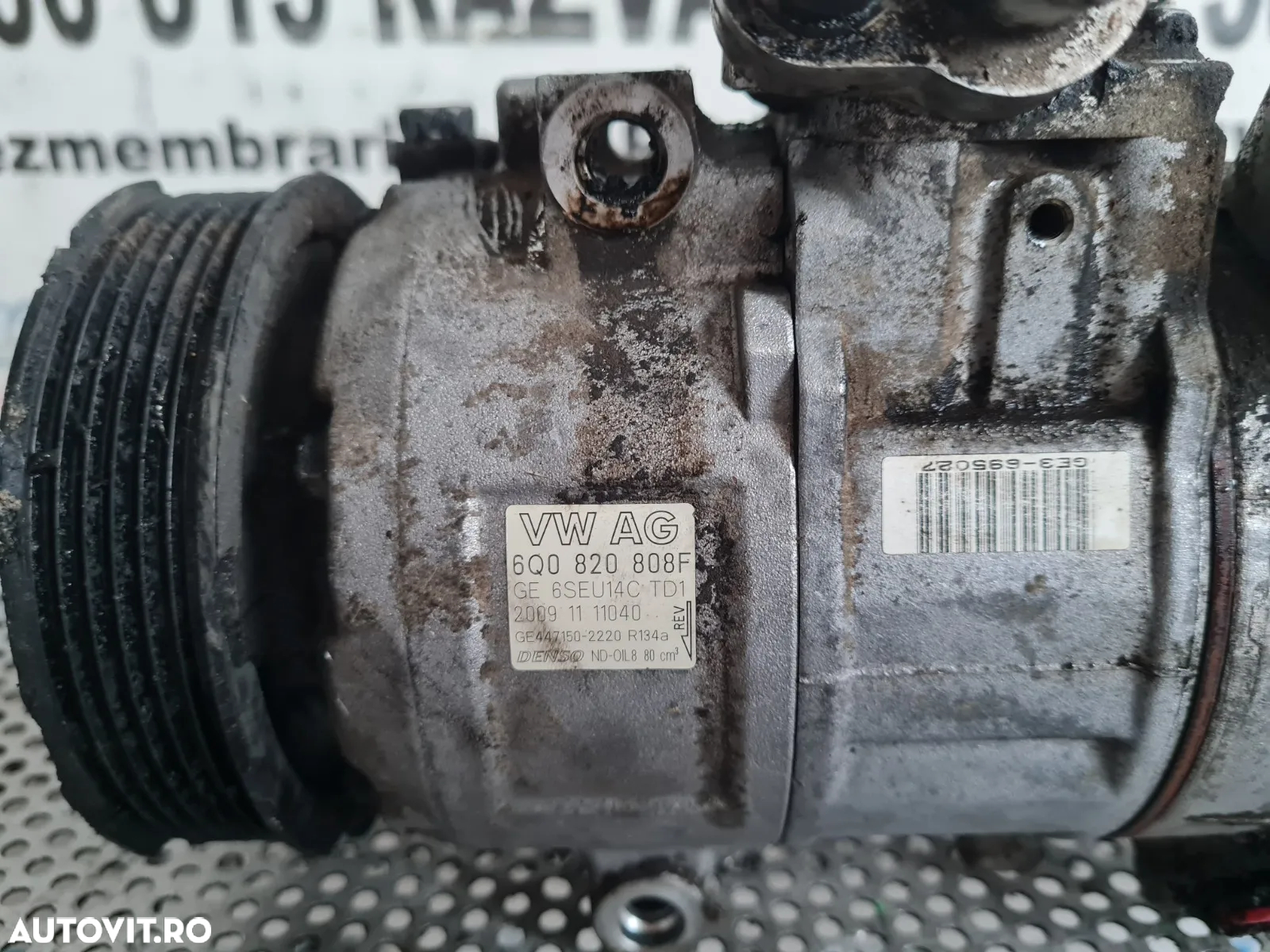 Compresor Clima Aer Conditionat AC Vw Polo 6R Skoda Fabia 2 Praktik Roomster Seat Ibiza Dupa 2008 F - 5