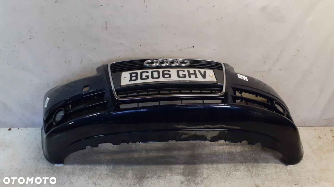 + ZDERZAK PRZÓD PRZEDNI DO AUDI A4 B7 LZ5J GRANATOWY HALOGENY - 1