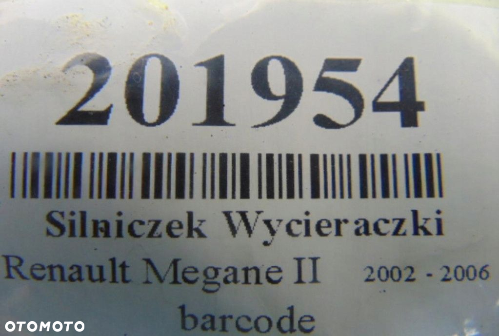 RENAULT MEGANE II SILNICZEK WYCIERACZKI 8200153458C - 8