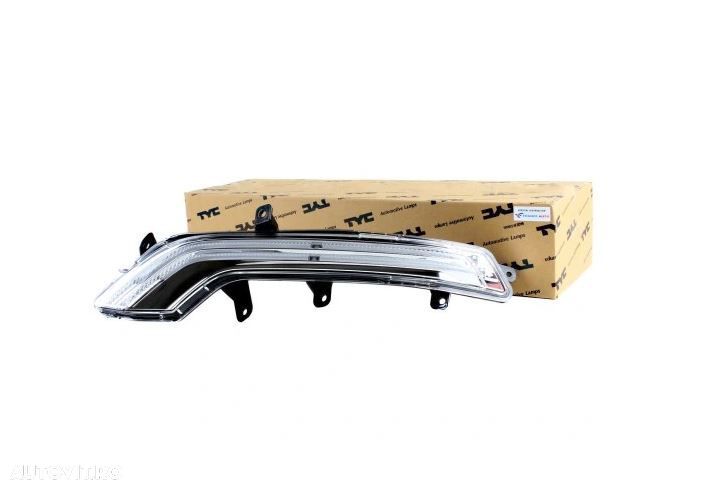 Lampa cu lumini de zi Peugeot 508, 09.2014-12.2018 modele fara RXH, partea Stanga, TYC, cu lumina de parcare LED; LED; - 1