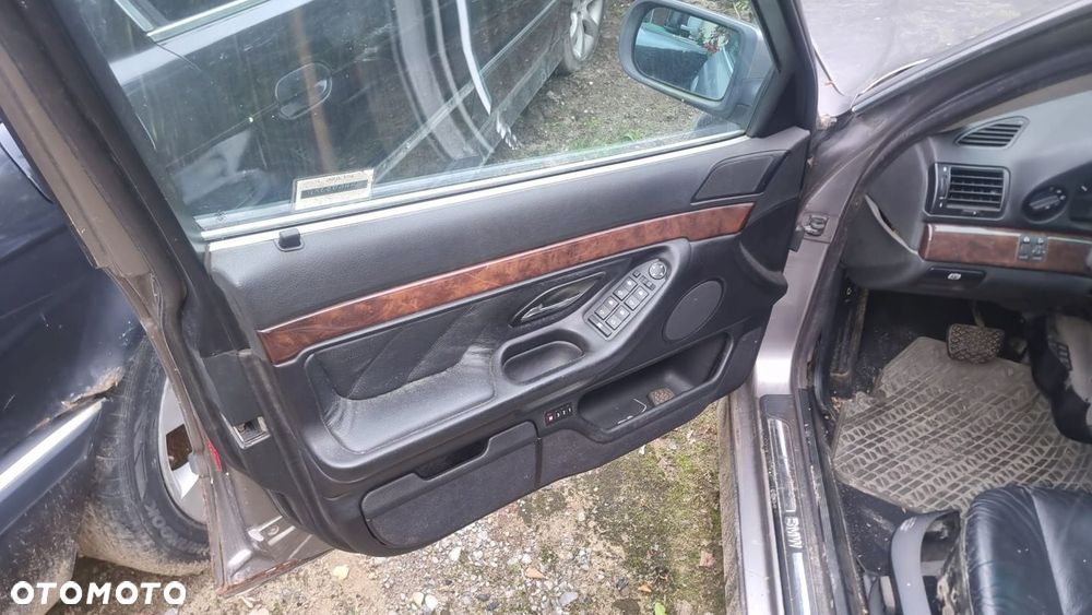 FOTEL FOTELE KANAPA BOCZKI SKÓRA ELEK. BMW 7 E38 CZARNY - 7