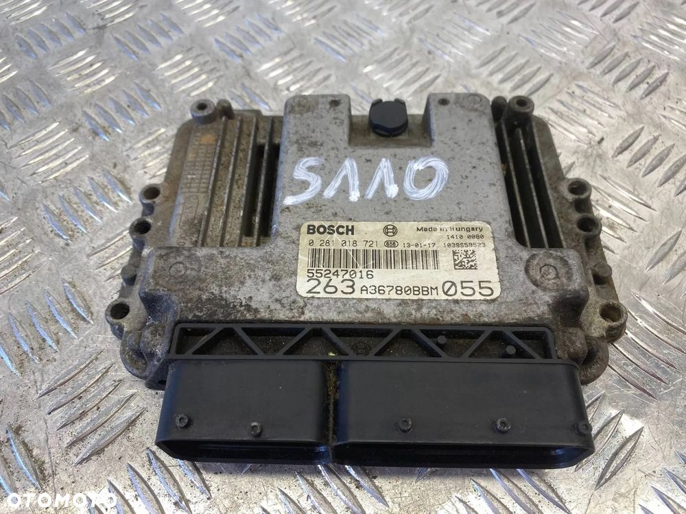 STEROWNIK MODUŁ KOMPUTER SILNIKA OPEL COMBO D 1.6 CDTI 55247016 0281018721 - 2