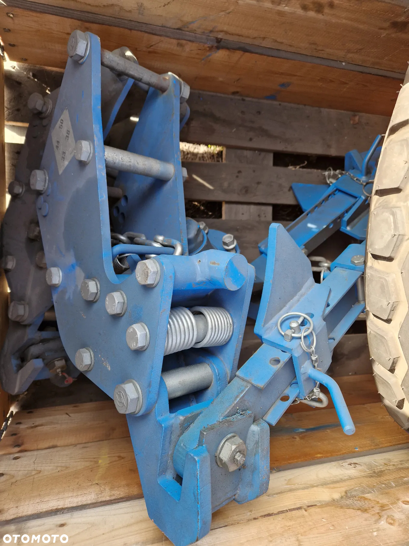 Ramka mechanizm koła podporowego do pługa Lemken 6491650 5491730 - 2