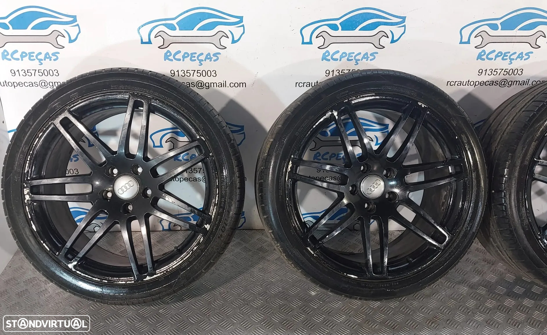 .Conjunto Jantes Originais 21' AUDI Q7 10J ET44 5X130 4L0601025L - 2