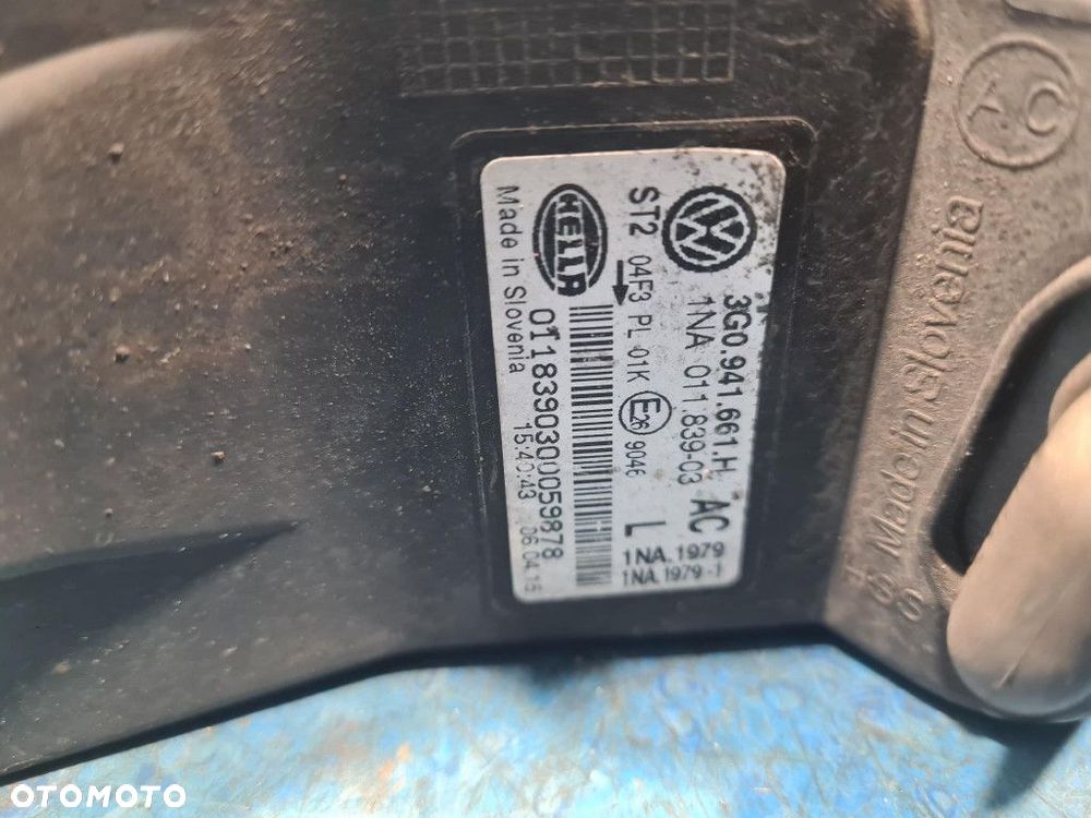 VOLKSWAGEN PASSAT B8 HALOGEN LEWY 3G0941661H - 5