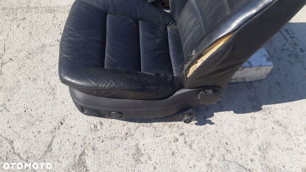 fotele fotel kanapa skóra czarna AUDI A6 C5 AVANT - 7