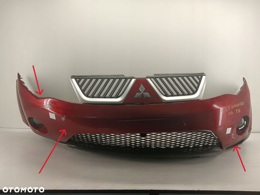 ZDERZAK PRZEDNI GRILL MITSUBISHI OUTLANDER 06-10 P26 - 1