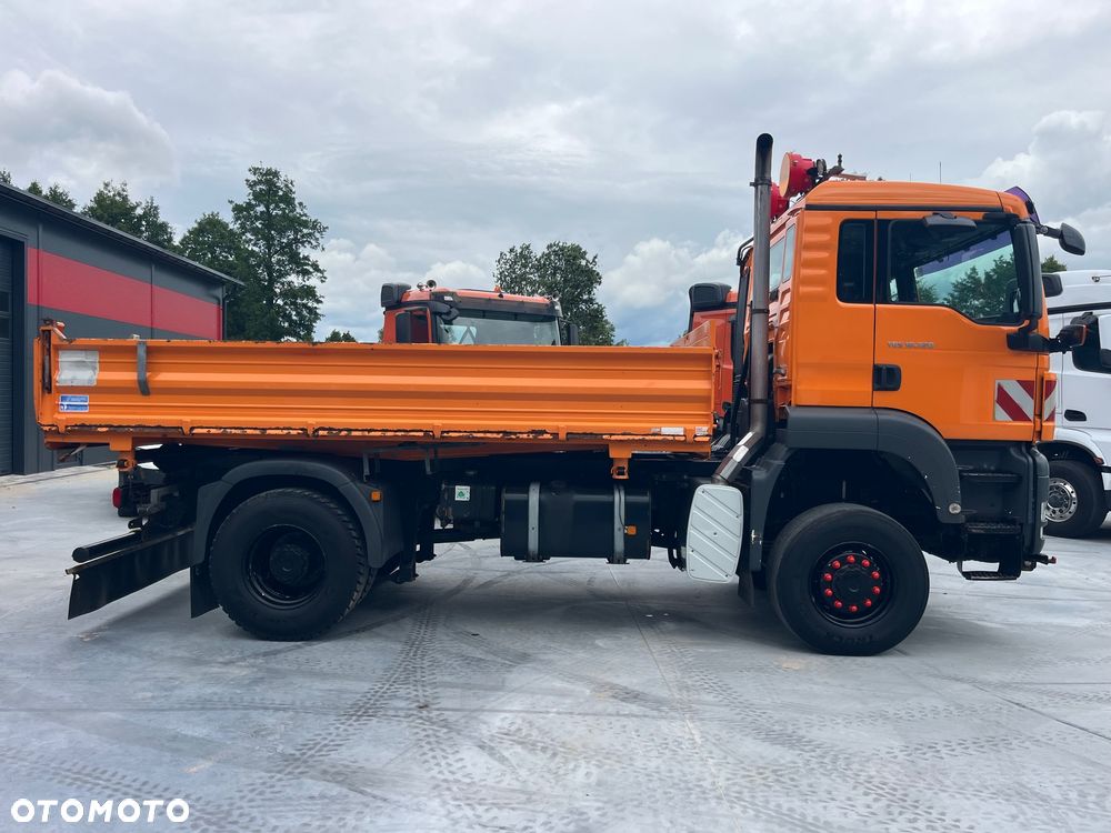 MAN Tgs 18.320 Wywrotka 4x4 Napęd na Mostach Na Wał Reduktor Biegi Terenowe Czolownica Hydraulika Boczna - 8